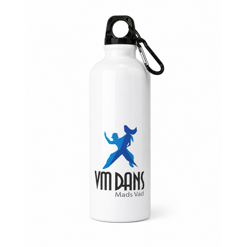 Stålflaske 750ml m. logo