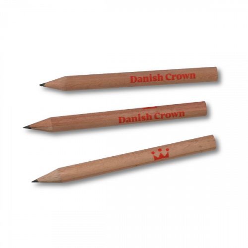 Small Pencil, 100 pcs. with Danish Crown logo