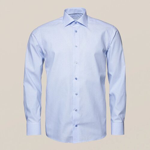 Eton Contemporary Fit - Blue patterned shirt